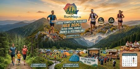 Calendar alergare iulie 2026: curse ultra, puncte ITRA, UTMB și festivaluri montane