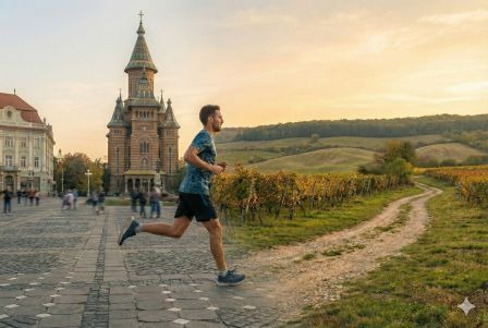 Timișul la alergare: un an între asfalt rapid, pădure, vii și “rolling hills”